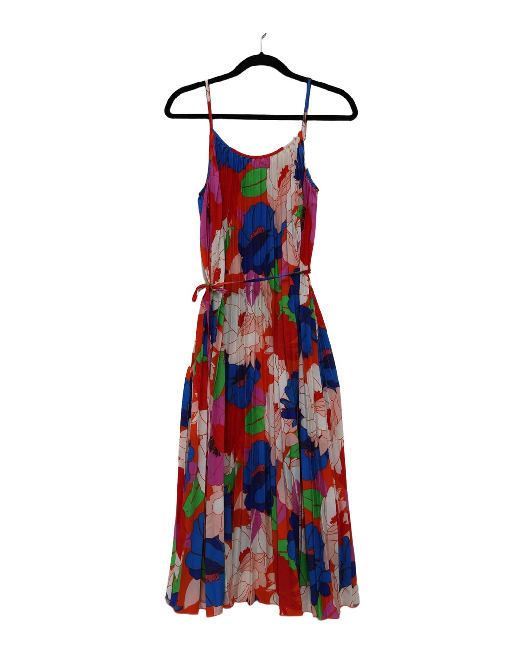 Vestido Plisado Floral — Sam Edelman