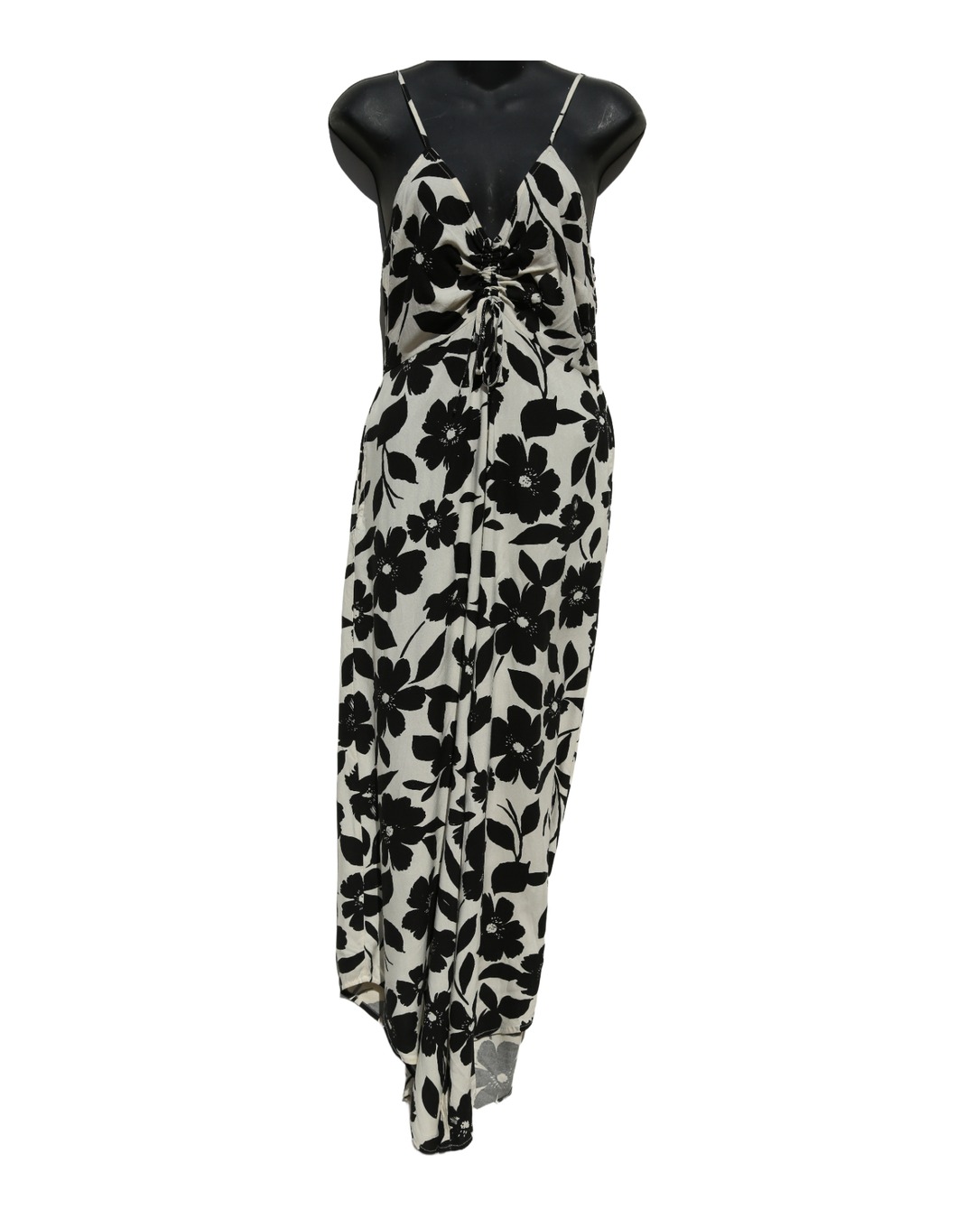 Jumpsuit Floral Negro Blanco — Jepra
