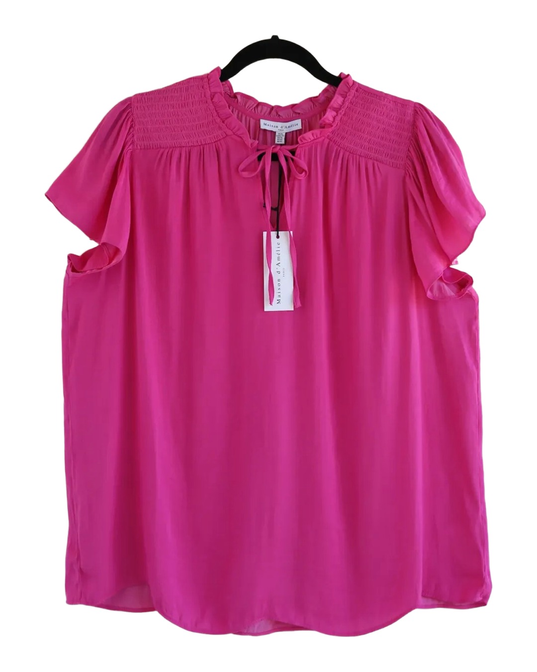 Blusa Rosa Smocked — Maison d'Amelie PARIS