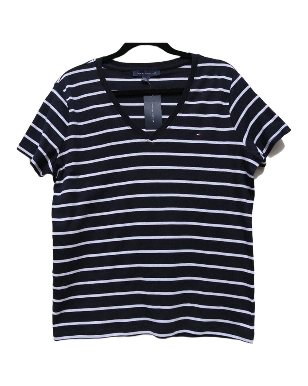 Playera Rayas Azul c/Blanco — TOMMY HILFIGER