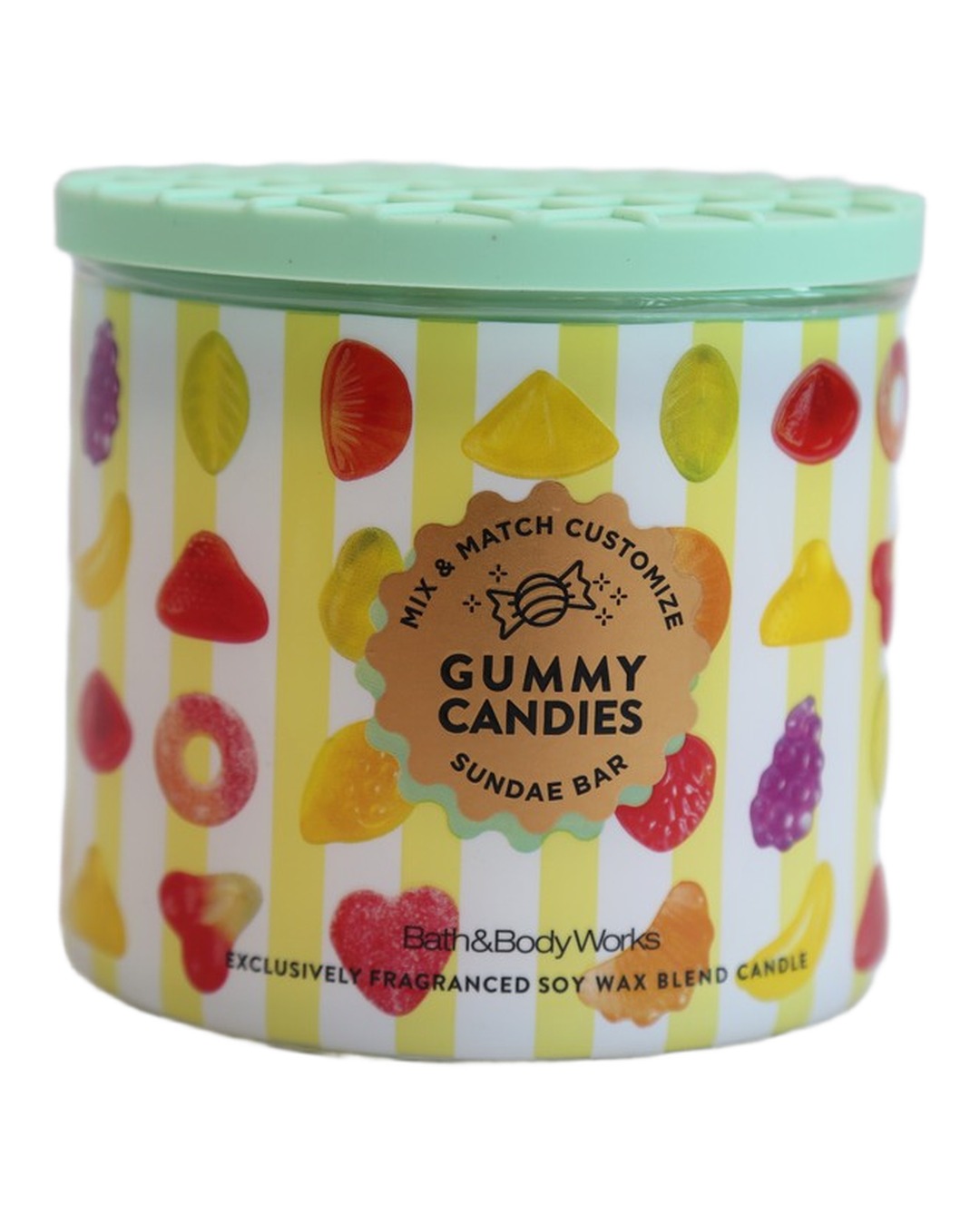 3 - wick candle Gummy Candies Sundae Bar — BATH & BODY WORKS