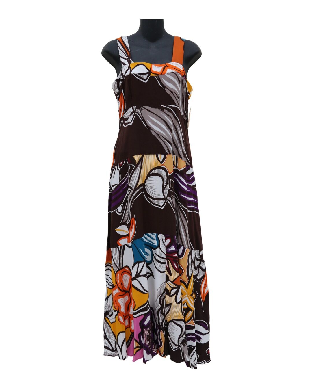 Vestido Maxi Abstracto — I.STATE