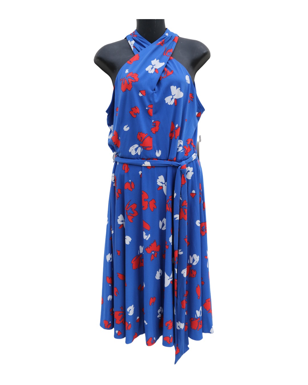 Vestido Halter Floral — Tahari