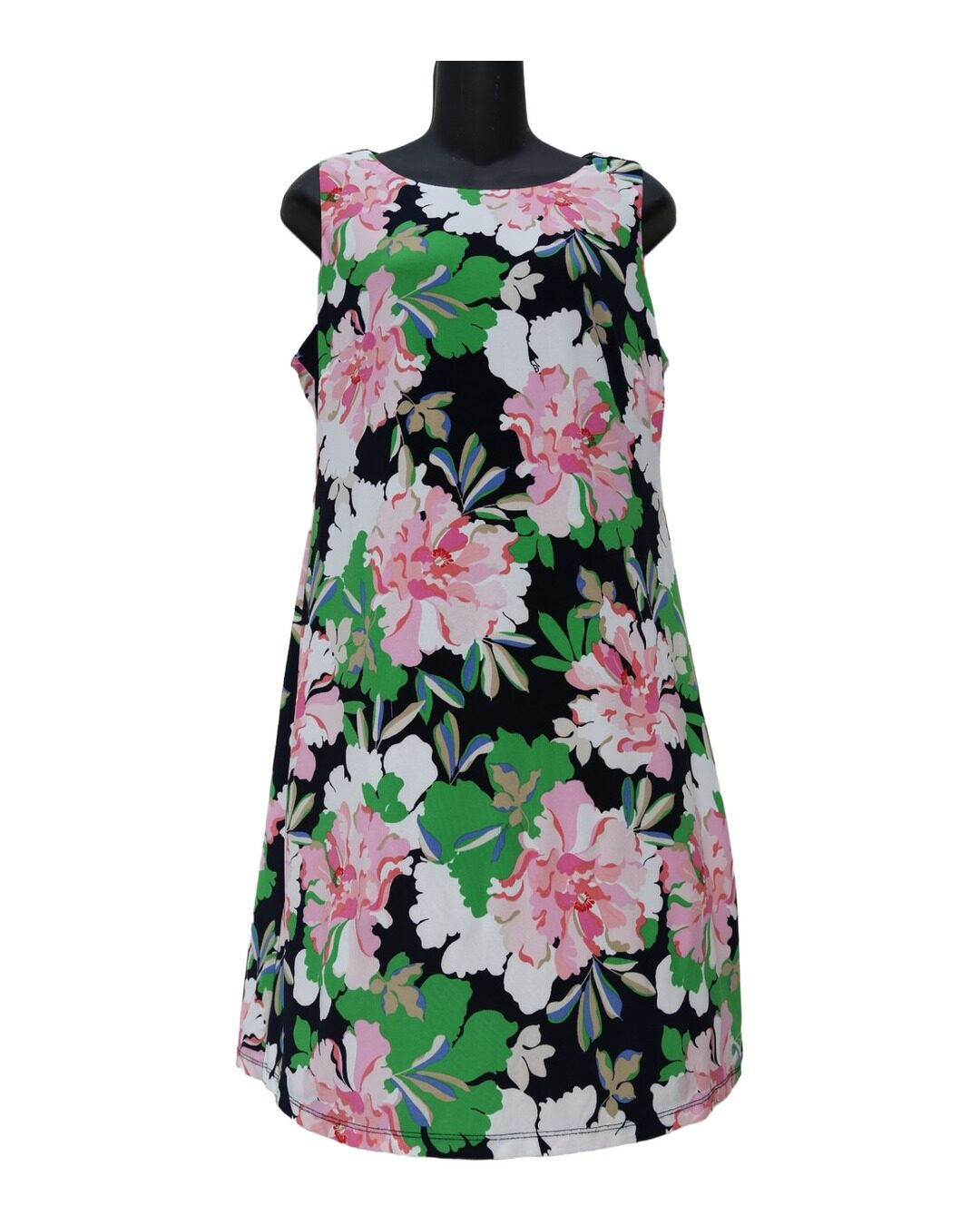 Vestido Verde Rosa Floral — TOMMY HILFIGER