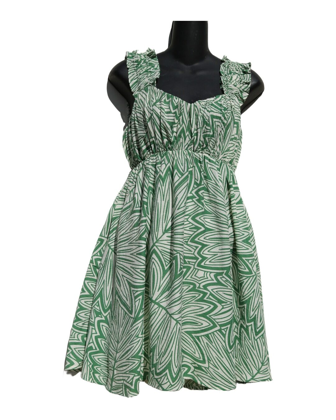 Vestido Tropical Babydoll — Blu Pepper